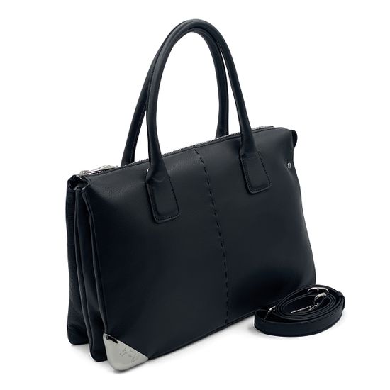 Сумка Renato Angi черная кожаная - фото 2, 3005881 RA NERO