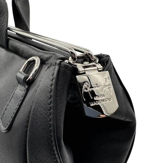 Саквояж дорожный Renato Angi черный кожаный - фото 5, 2600581 RA