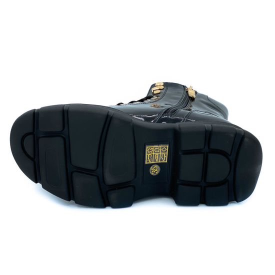 Ботинки Marcelo Lopez черные лаковые демисезонные - фото 4, MN5555 ML