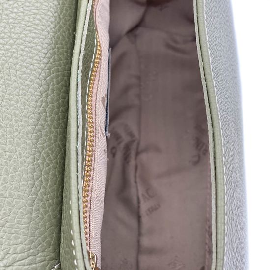 Сумка Marina Creazioni зеленая кожаная - фото 5, 