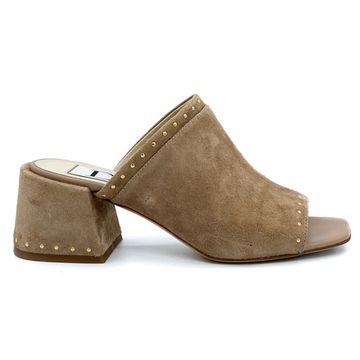 Сабо DiGiada бежевые замшевые - фото 1, 1002 GIA