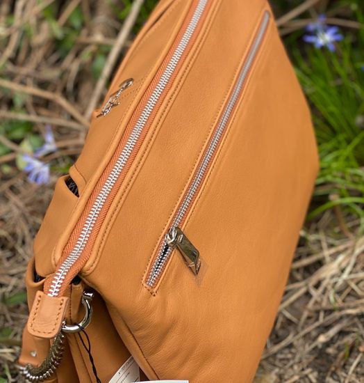 Сумка Renato Angi рыжая кожаная плетеная - фото 9, 2703581 RA MORO