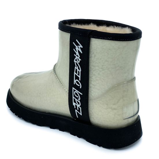 Ботинки Marcelo Lopez белые каучук МЕХ - фото 3, RW09 ML