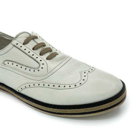 Кеды Ernesto Dolani белые кожаные - фото 5, 