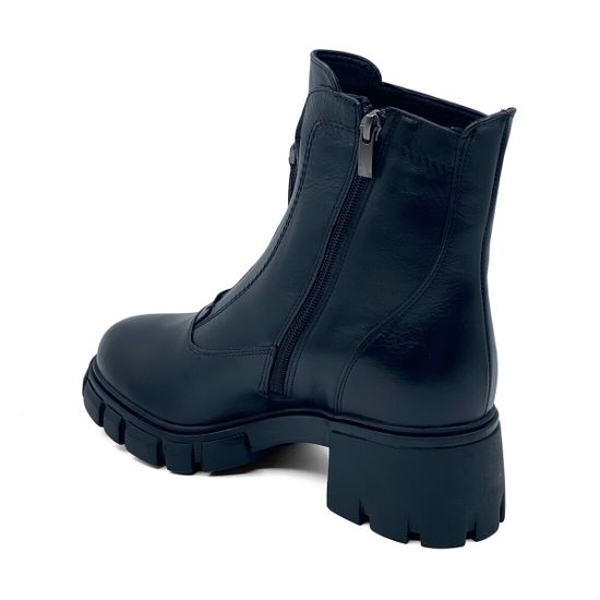 Ботинки CVCover черные кожаные на меху - фото 3, 46931-2 COV