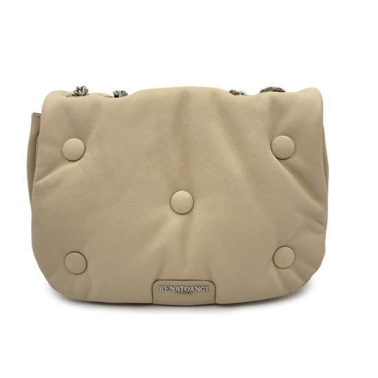 Сумка Renato Angi бежевая кожаная - фото 1, 3203511 RA BEIGE