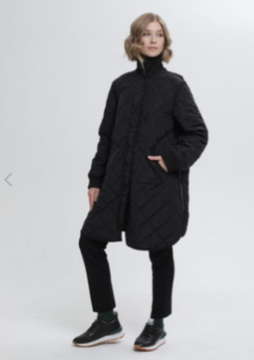 Пальто Tuffoni черное, P22010 TUF NERO