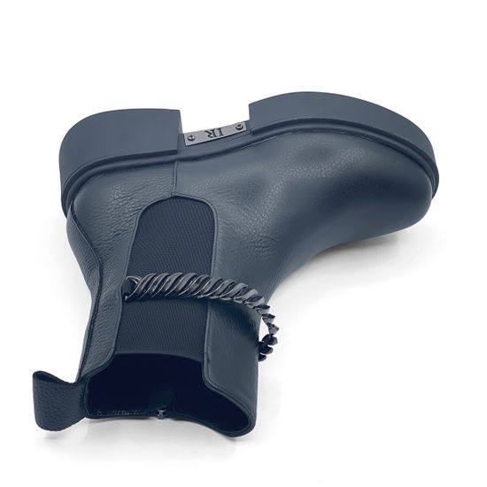 Ботинки челси Ilasio Renzoni черные кожаные на меху - фото 5, 5226 IR