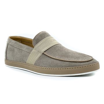 Слипоны Giampieronicola бежевые замшевые - фото 2, 10758C GPN