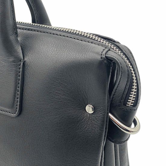 Сумка Renato Angi черная кожаная - фото 5, 3005881 RA NERO