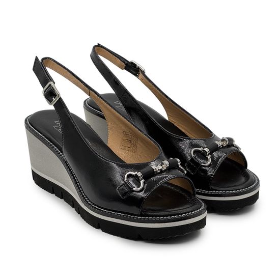 Босоножки Donna Soft черные наплак - фото 8, DS2306 DS NERO