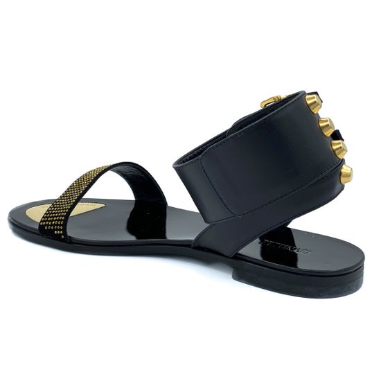 Босоножки Loretta Pettinari черные кожаные - фото 3, 4735 LP