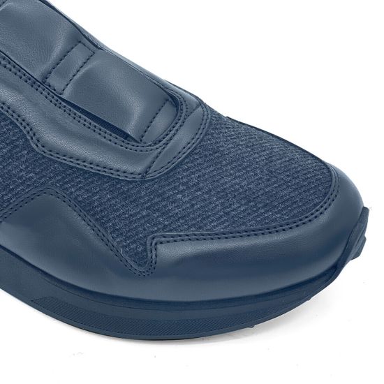 Кроссовки Giampieronicola черные кожа/замша на шерсти - фото 6, 