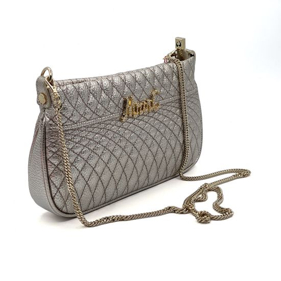 Клатч Marina Creazioni кожаный золотого цвета - фото 2, 