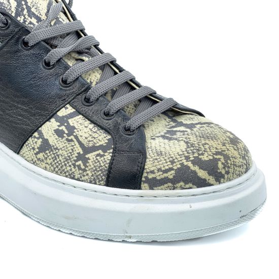 Кеды Lucrezia Carminio черно-серые - фото 6, 