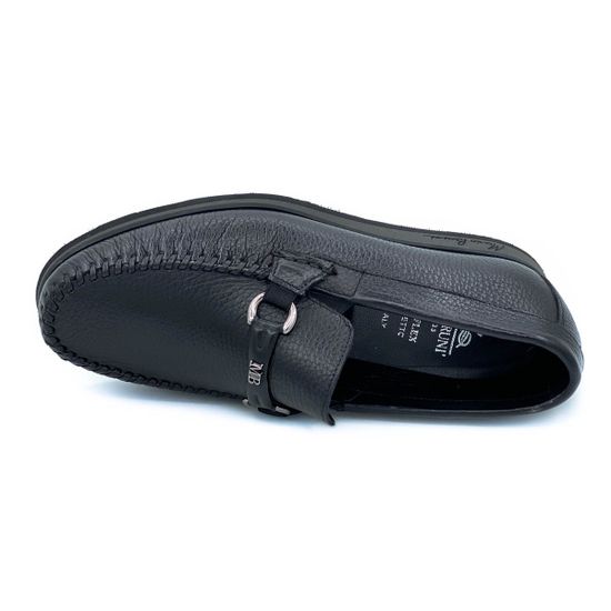 Лоферы Mario Bruni черные кожаные - фото 5, 