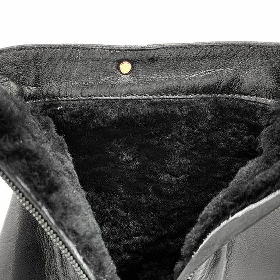 Ботильоны Tiffi черные кожаные МЕХ - фото 7, GR107M/60ZG TI NAP