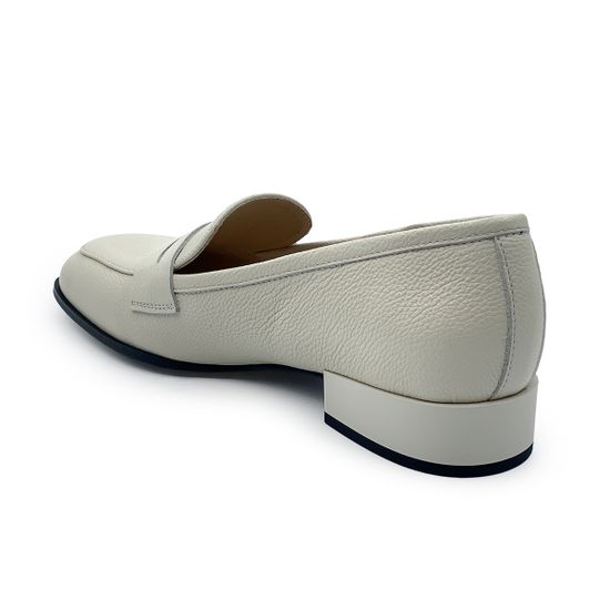 Лоферы CVCOVER кожаные бежевые - фото 3, 852011 COV