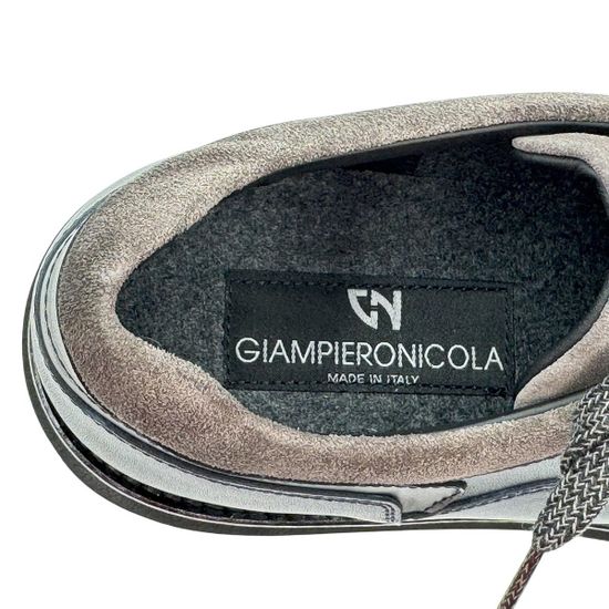 Полуботинки GIAMPIERONICOLA синие кожаные на шерстяной байке - фото 7, 46301A GPN BLU