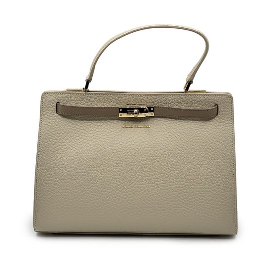 Сумка Gilda Tonelli бежевая кожаная - фото 1, 1077 TON BEIGE