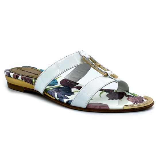 Сабо Loretta Pettinari белые - фото 2, 