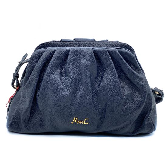 Сумка Marina Creazioni синяя кожаная - фото 1, 