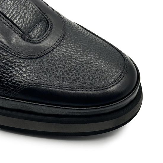 Ботинки GIAMPIERONICOLA черные кожаные на шерстяной подкладке - фото 6, Y33835B GPN