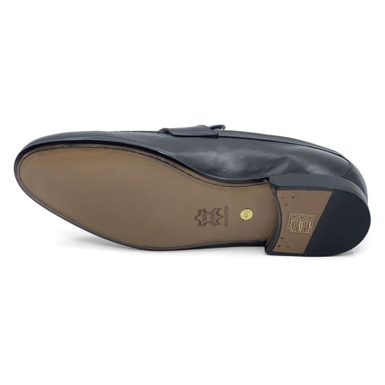 Лоферы Mario Bruni кожаные черные - фото 4, 62313 MB