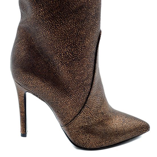 Сапоги Left Right бронзовые кожаные демисезонные - фото 5, IX288 LR