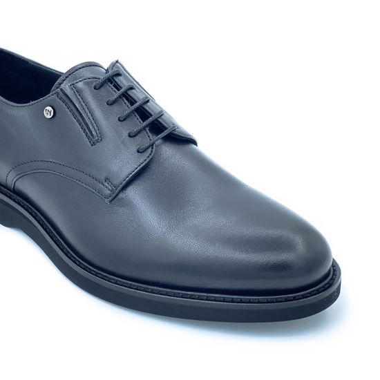 Ботинки Giampieronicola черные кожаные демисезонные - фото 6, P42701 GPN