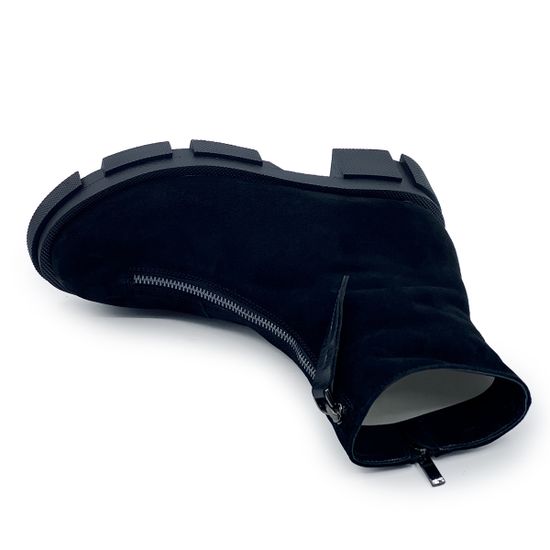 Ботинки CVCOVER черные замшевые на байке - фото 5, 29021-1 COV