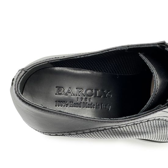 Туфли Barcly черные кожаные - фото 7, 79050 BAR NERO