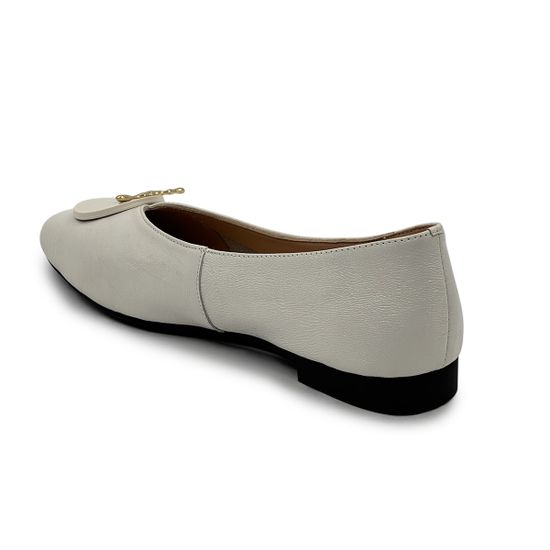 Балетки TUFFONI белые кожаные - фото 3, 2425018LL TUF BIANCO