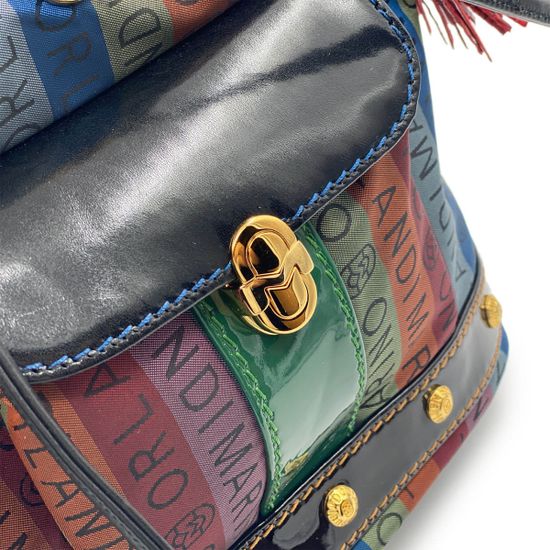 Рюкзак Marino Orlandi кожа/текстиль мультиколор - фото 4, 2289 MO MULT