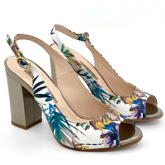 Босоножки Renzi кожаные мультиколор - фото 7, 501701A RZ