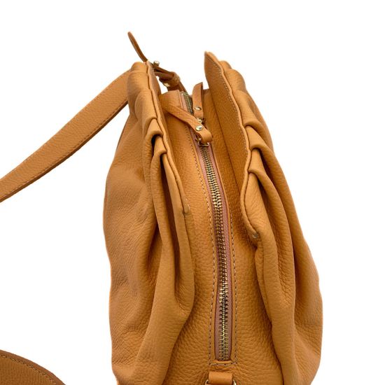 Сумка Marina Creazioni оранжевая кожаная - фото 5, B5430 MC ARRANCIA