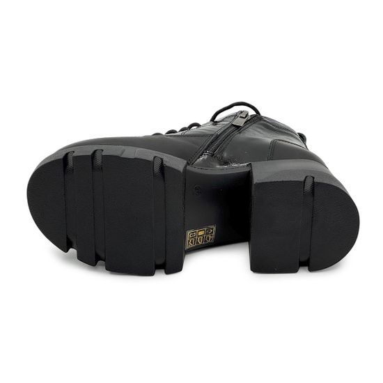 Ботинки Lab Milano черные кожа/лак демисезонные - фото 4, G058811 LAB NERO