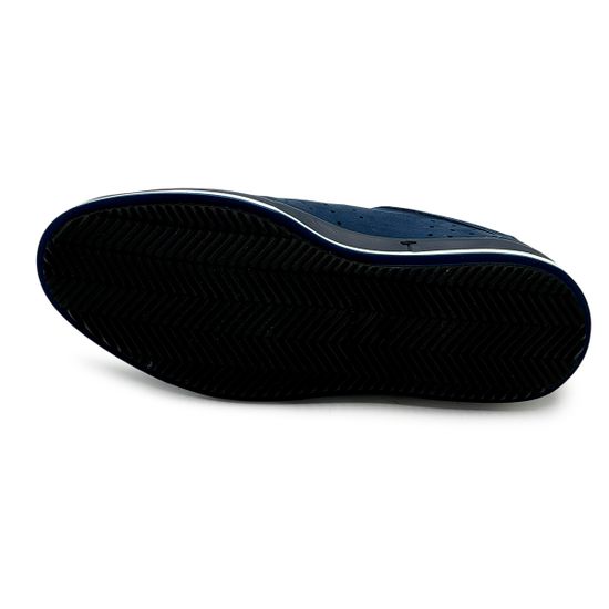 Кроссовки Giampieronicola синие кожа/нубук перфорированные - фото 4, F338183A GPN BLU