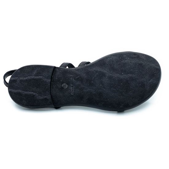 Босоножки Fru.it черные кожаные - фото 4, 