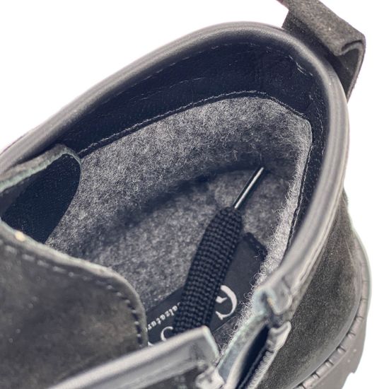 Ботинки Cover черные замшевые Байка - фото 7, 