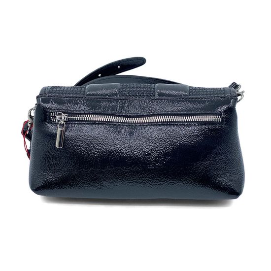 Сумка кросс-боди Marina Creazioni черная из лакированной кожи - фото 3, B6514 MC NERO LAK TRP248