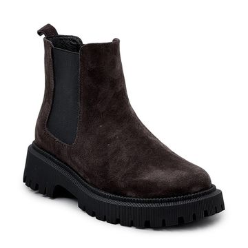 Ботинки Челси CV COVER замшевые на шерсти коричневые - фото 2, 533203-75 COV MORO