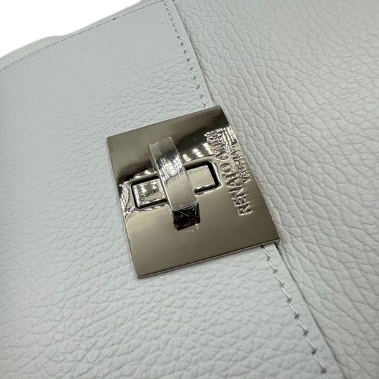 Сумка-рюкзак Renato Angi белая кожаная - фото 4, 3254701 RA BIANCO