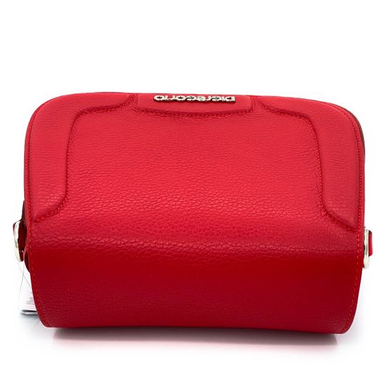 Клатч Di Gregorio красный кожаный - фото 7, 