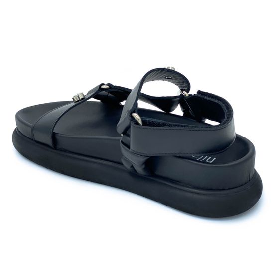 Босоножки Nila&amp;Nila черные кожаные - фото 3, ROE302 NIL