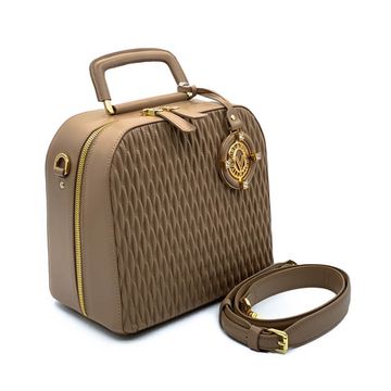 Сумка Valentino Orlandi бежевая кожаная - фото 2, 26045 VO BEIGE