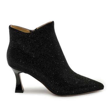 Ботильоны Tuffoni черные замшевые со стразами демисезонные - фото 1, 5625024VL TUF