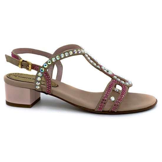 Босоножки Loretta Pettinari бежевые - фото 1, 