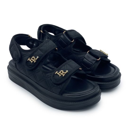 Босоножки Ilasio Renzoni черные текстильные - фото 7, M205 IR NERO