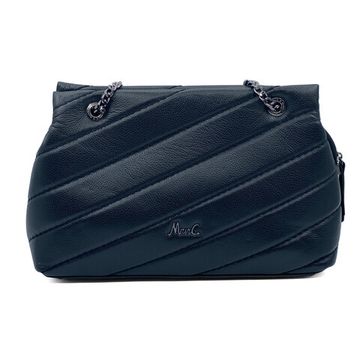 Сумка Marina Creazioni черная кожаная стеганая - фото 1, B6698 MC NERO NAPPA